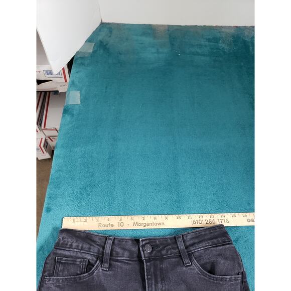 Levis 535 Jeans Size 29 Womens Black Denim Ladies Pants Mid Rise Skinny - Picture 10 of 15